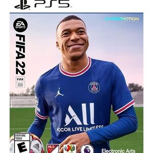 FIFA 22 PS5 Game Blue Navy Sports game